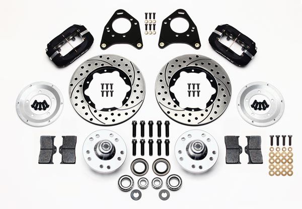 WILWOOD DISC BRAKE KIT,FRONT,74 78 MUSTANG II,11,BLK,D  