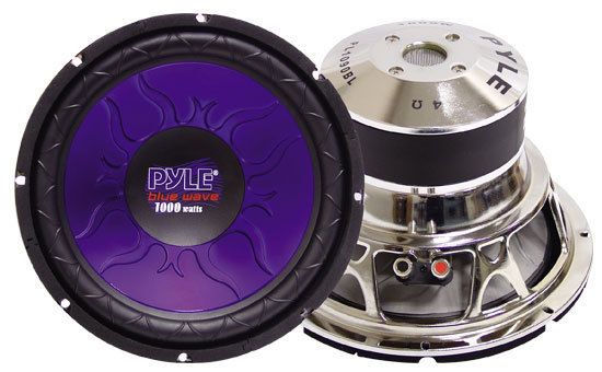 NEW 2) 2800 WATT PYLE PL1590BL 15 Car Subwoofers 068888871143  