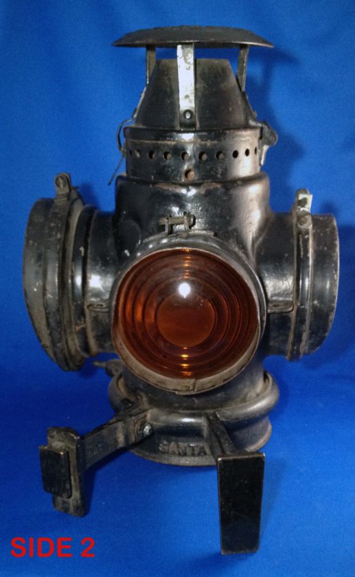   Fe Railroad Switch Lamp   Adams & Westlake Antique Lantern  