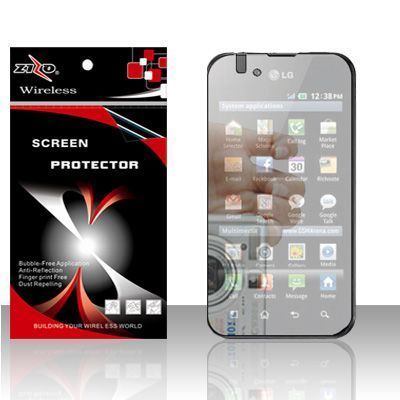 Sprint Boost Mobile LG LS855 Marquee MIRROR STATIC CLING SCREEN 