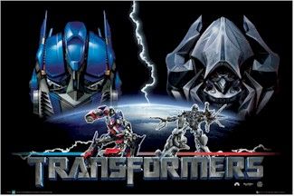 TRANSFORMERS 2007 ~ CITY MEGATRON MOVIE POSTER  