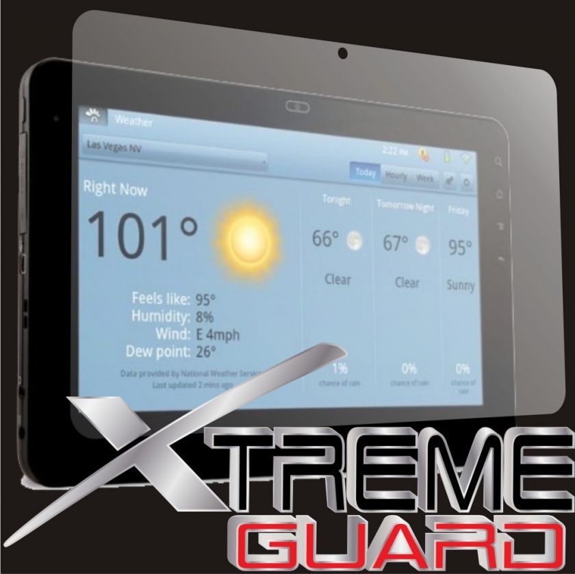 NEW XtremeGUARD ViewSonic G TABLET LCD Screen Protector 640522015771 