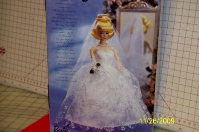 BARBIE WEDDING DAY BARBIE 1960 REPROD. BLONDE NRFB  