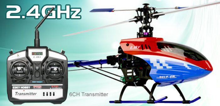 Esky 2.4Ghz Belt CP V2 6ch RC Helicopter  