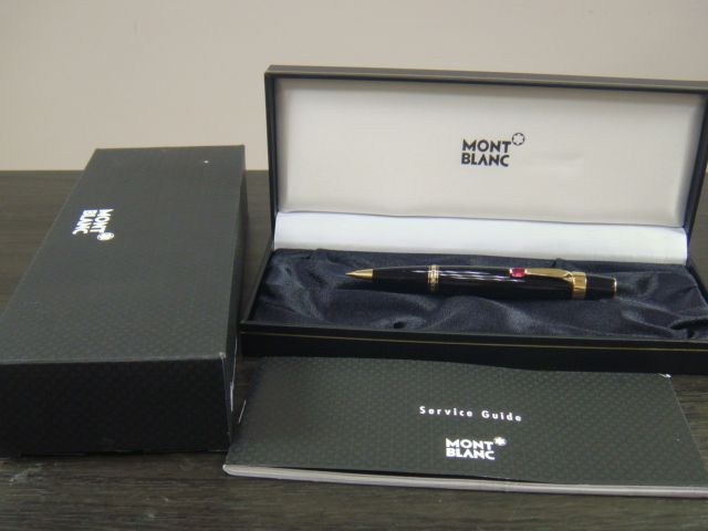 Montblanc Boheme Platinum Plated RED Jewel mechanical pencil 0,9 mm 