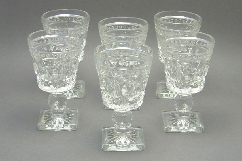 pc Anchor Hocking Star of David Glass Serving Set  