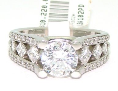 Platinum Peter Storm Diamond Engagement Ring LSA102PD  