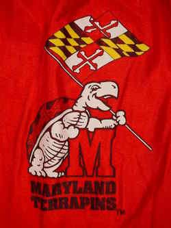 MARYLAND TERRAPINS Basketball Game Shorts (Mens XL)  