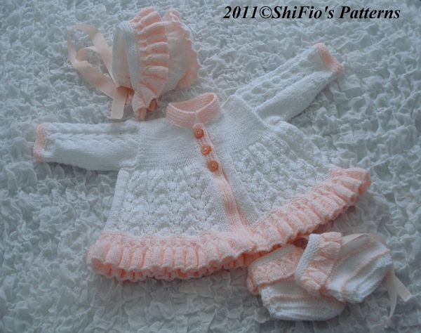 BABY KNITTING PATTERN 2 SIZES #188 by ShiFios Patterns  