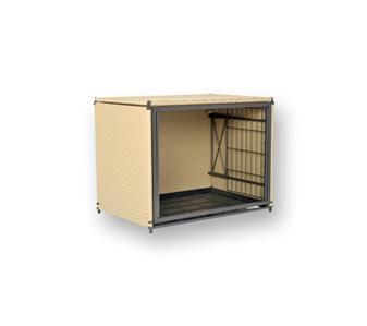 Side Opening Dog Crate Wicker House pen kennel 4 sizes  