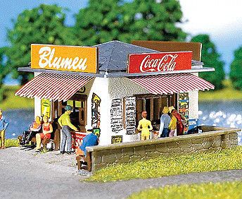 HO Scale   COCA COLA FOOD CONCESSION BOOTH / CIRCUS / FAIR / MIDWAY 