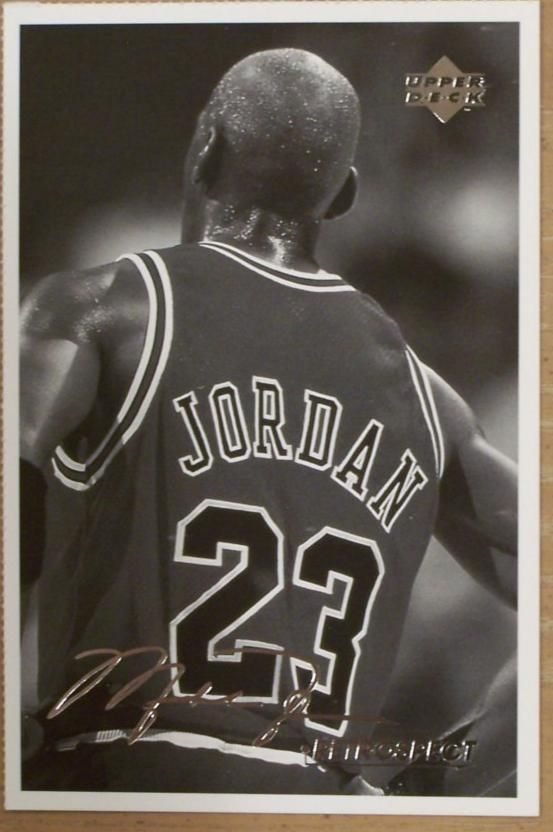 MICHAEL JORDAN POSTCARD  