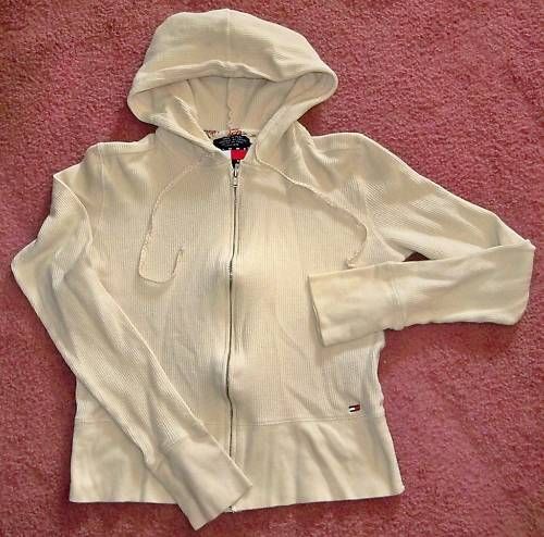 Womens Juniors Girls TOMMY HILFIGER Zipper HOODIE Sizs S Small  