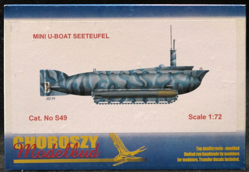 72 Choroszy SEETEUFEL Mini U Boat w/Tank Tracks *MINT  