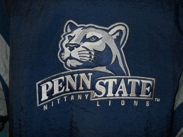 vtg PENN STATE STARTER PULL OVER 90S WINTER JACKET XL  