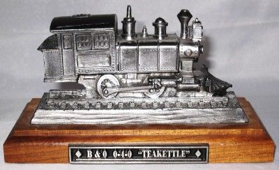 TEAKETTLE Michael Ricker Pewter Train, LE  