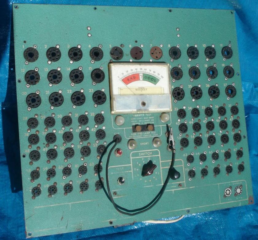 BH366 Vtg Bestest Vacuum Tube Vibrator Type Tester Display Panel 