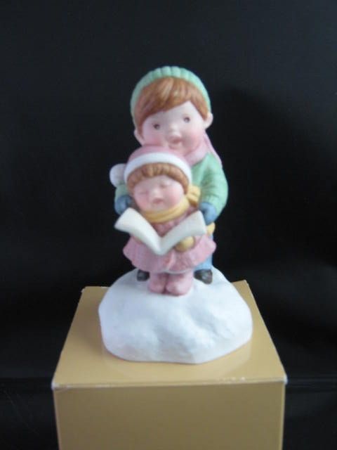 Avon 1985 Joy to the World Musical Porcelain Figurine  