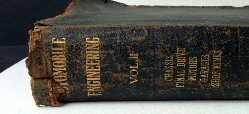 1918 ED AUTOMOBILE ENGINEERING VOL II BOOK GASOLINE  