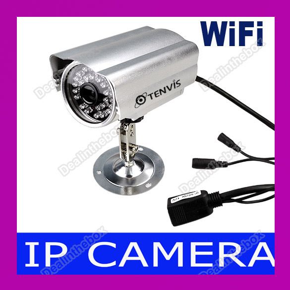 802.11b/g/n WIFI IP Camera Night Vision CCTV Outdoor TENVIS Waterproof 