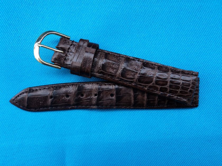 20MM GENUINE CROCODILE/ALLIGATOR WATCH BAND/STRAP  