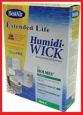 New BEST AIR H64 C Humidifier Wick Filter Holmes Duracraft White 