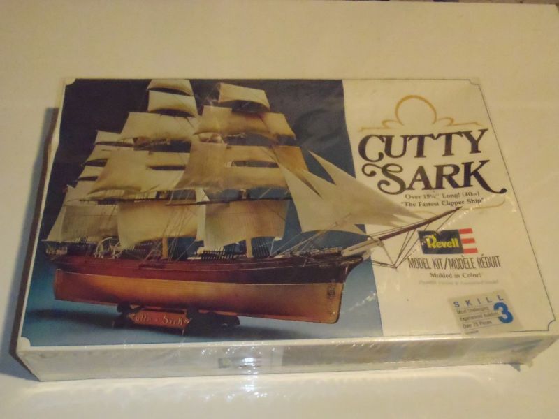 Cutty Sark Plastic Model Kit   Revell 1979  