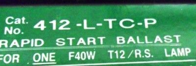 MagneTek Rapid Start Electronic Ballast 412 L TC P NEW  