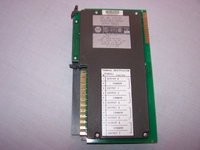 ALLEN BRADLEY 1771 OW SELECTABLE CONTACT OUTPUT MODULE  