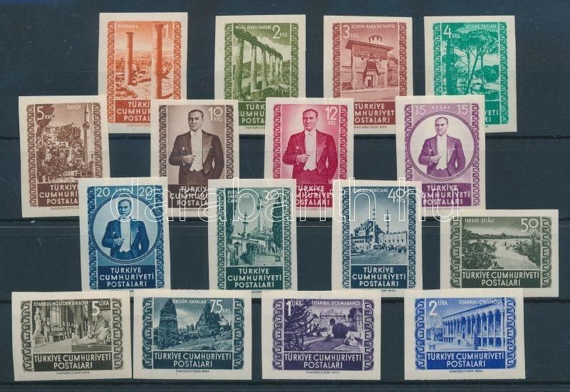 Turkey stamp MNH Definitives imperforated set WS88677  