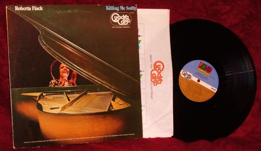 LP ROBERTA FLACK KILLING ME SOFTLY 1973 ATLANTIC QUADRAPHONIC  