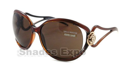 NEW ROBERTO CAVALLI SUNGLASS RC 468 BROWN PETALITE 48E  