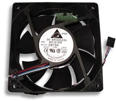 Delta AFC1212DE 120mm x 38mm 4 wire PWM Fan Dell #Y4574  