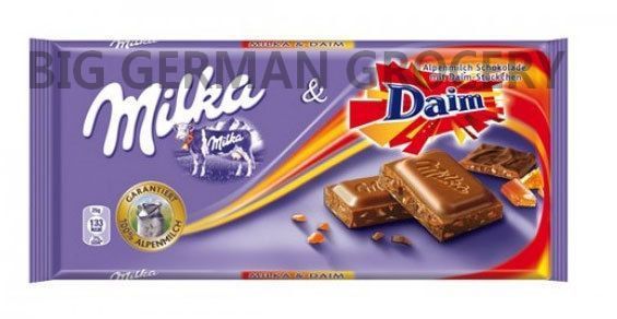 MILKA   DAIM   100 g bar  