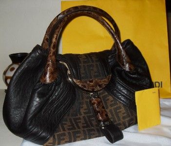   SPY BAG HOBO HANDBAG PURSE TOBACCO TORTOISE LIMITED EDITION  