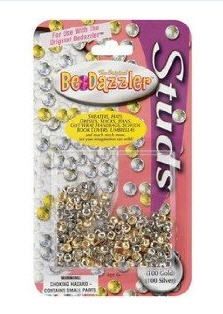 The Original Bedazzler Studs  Gold & Silver  200 Pieces  