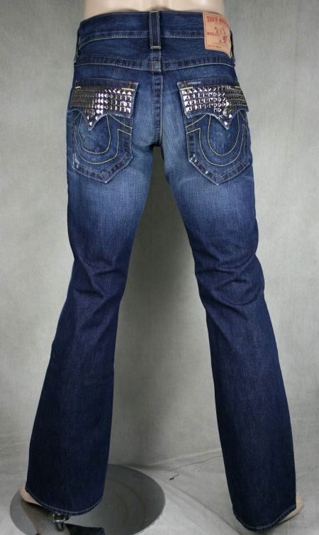 True Religion Jeans Mens BILLY STUDS Lasso AUTHENTIC 24858BQF  