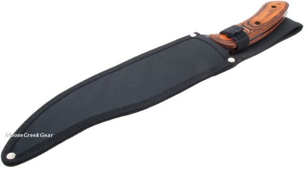 MC Survivor Upswept Bowie Knife Combat/Survival Outdoors w/ Sheath 