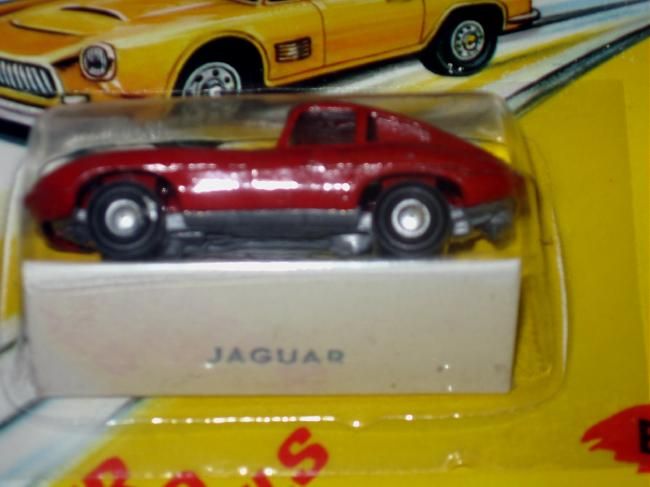 Mini Marx BLAZERS JAGUAR XK E In Red Mint On Card  