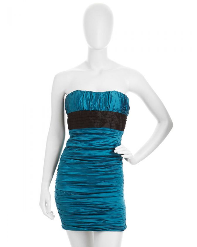 BCBGMAXAZRIA Strapless Ruched Dress  