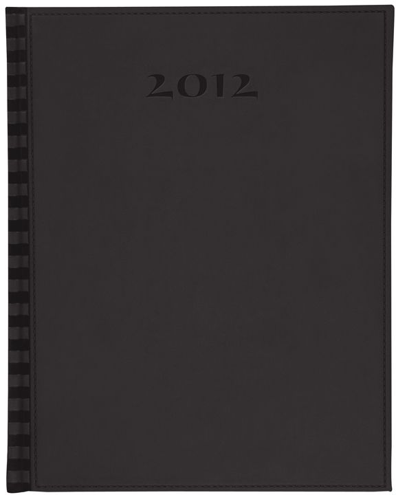 2012 Desk Diary Planner Nappa Leather 10x8  