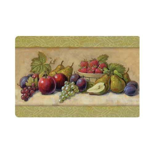 Anti Fatigue Kitchen Rug Fancy FRUIT Floor Mat 20x42  