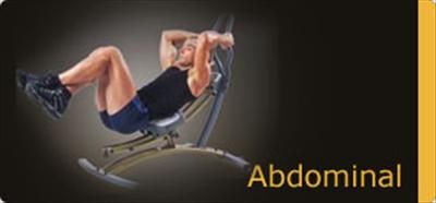   Machine Complete Abdominal Workout Exercise AB CIRCLE & AB COASTER