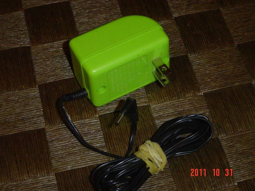 GAME BOY COLOR/POCKET AC ADAPTER~LIME GREEN GBC WALL PLUG  