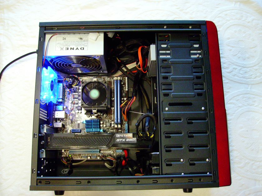 Amd Quad Core 3.6ghz Computer 8gb Kingston Hyperx 1333 Ram  