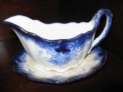 Stoke ORCHID Flow Blue Gravy Boat Hummingbird  