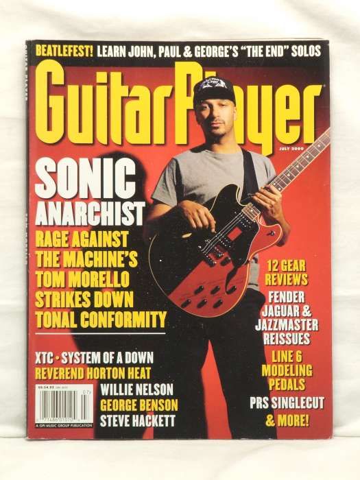 GUITAR PLAYER MAGAZINE TOM MORELLO RAGE AGAINST THE MACHINE SYSTEM OF 