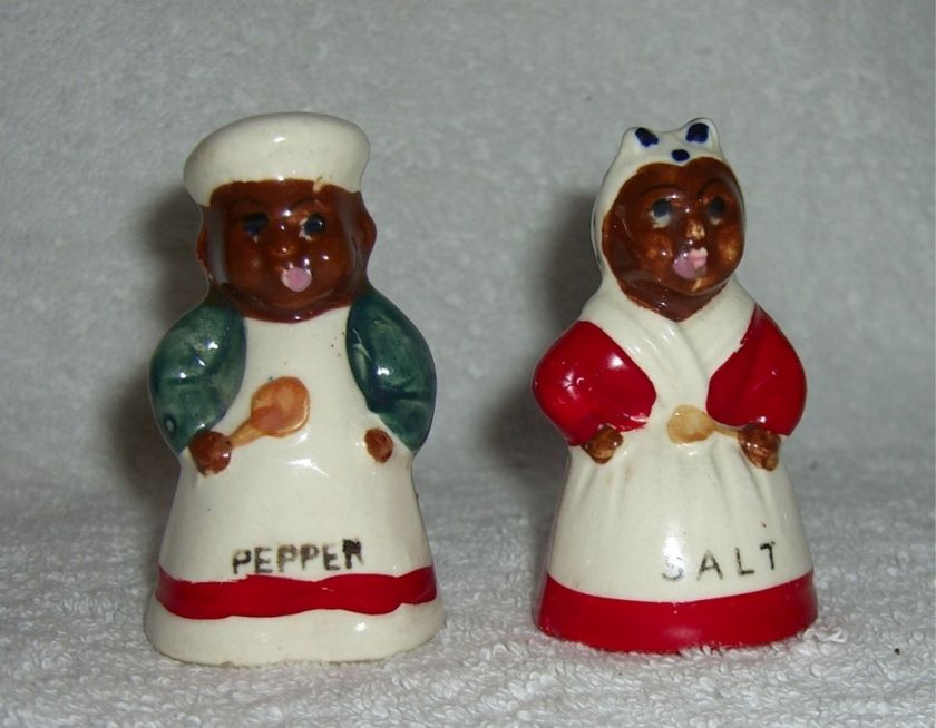 Vintage Aunt Jemima Mammy Chef Salt & Pepper Shakers