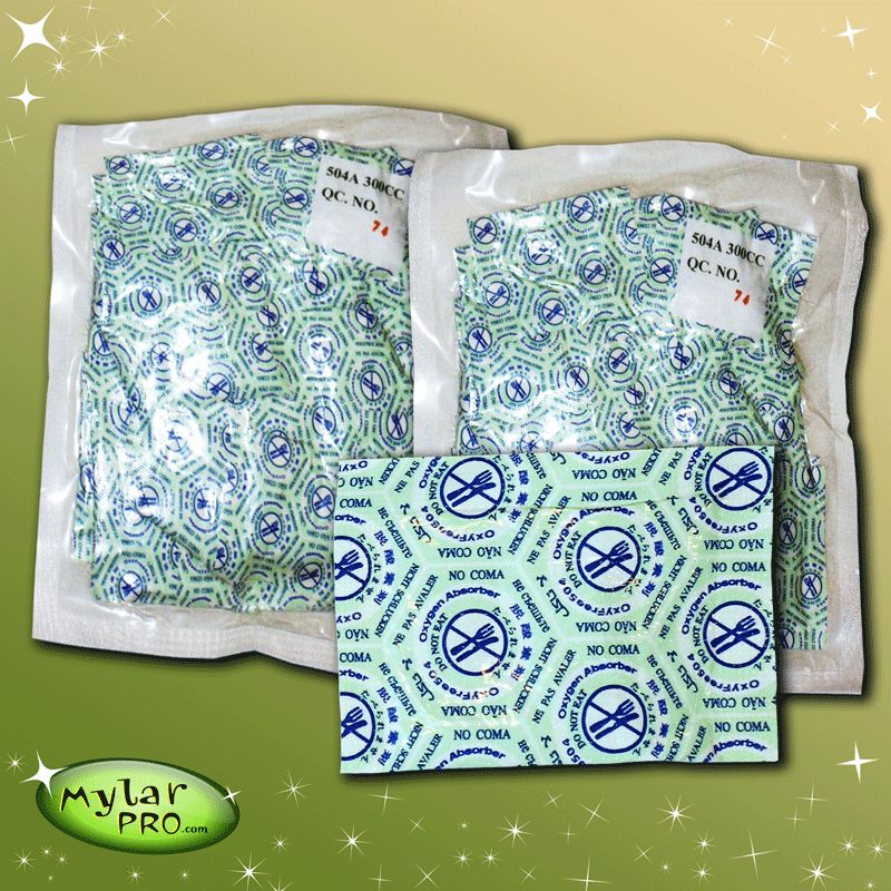 We literally sell THOUSANDS of our MylarPro Bags and Oxygen Absorbers 