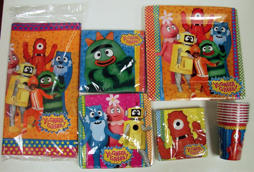 NEW YO GABBA GABBA BIRTHDAY PARTY SUPPLIES  MIX & MATCH 